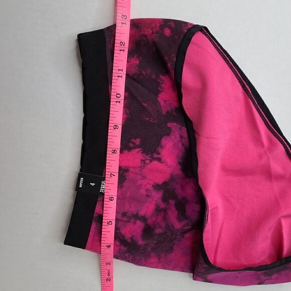 4X 26W Torrid Pink Tiedye Hipster Panty Goth Seamless Knit Stretch Slimming mid - Picture 7 of 7